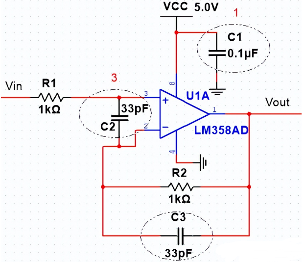 為什么運放電路一般都會加這幾個電容，到底有啥用？